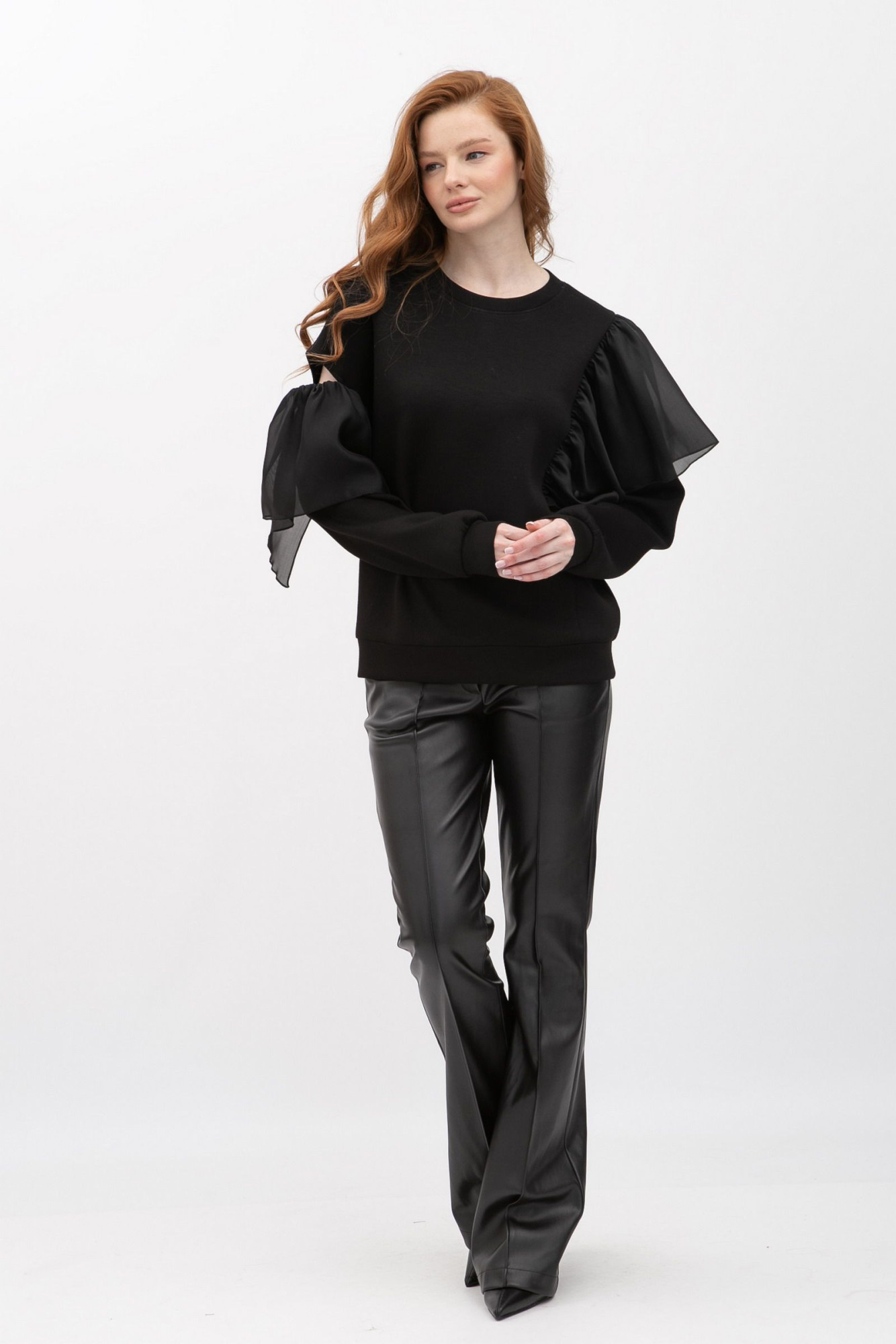 Трикотажний світшот чорного кольору Тамана