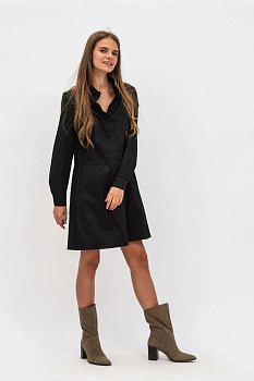 Сукня міні вільного силуету чорного кольору Алєса 4