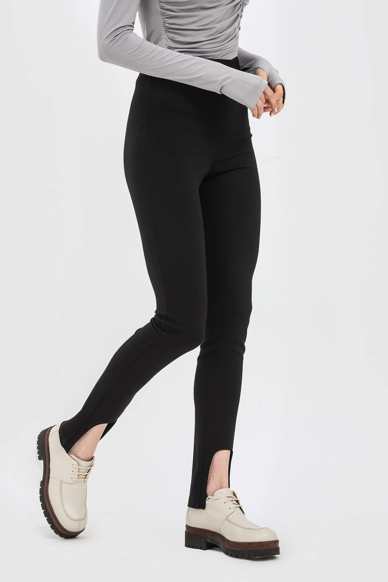 Сині лосини з щільного трикотажу сині Еріда 01