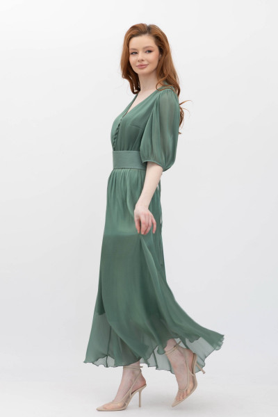 Сукня довжини максі зеленого кольору Маріне 2