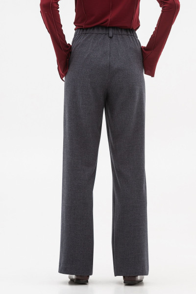Брюки палаццо з костюмної тканини сірого кольору Таріна 01